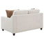 Mahaffey - 2 Piece Track Arm Living Room Set - Beige
