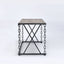 Jodie - Console Table - Rustic Oak / Antique Black