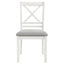 Evanston - Cross Back Dining Side Chair (Set of 2) - White