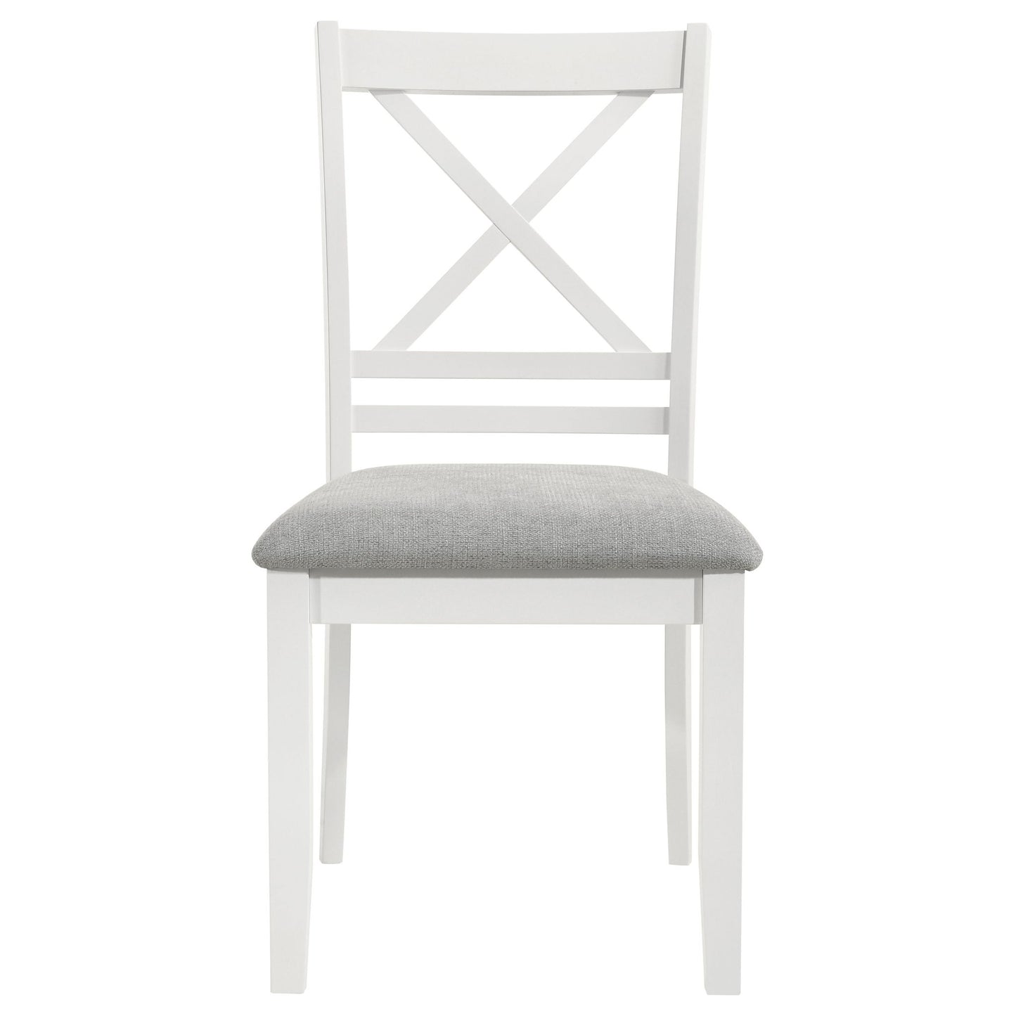 Evanston - Cross Back Dining Side Chair (Set of 2) - White