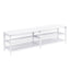 Platform Bed With 2 Tier Storage Shelves, Storage Cabinet