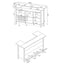 Menimen - Freestanding Bar Unit - Gray