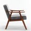 Accent Chair, Classic Mid Century Modern For Extra Seating