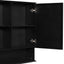 Wall Mounted Bathroom Medicine Cabinet With Double Mirrored Doors