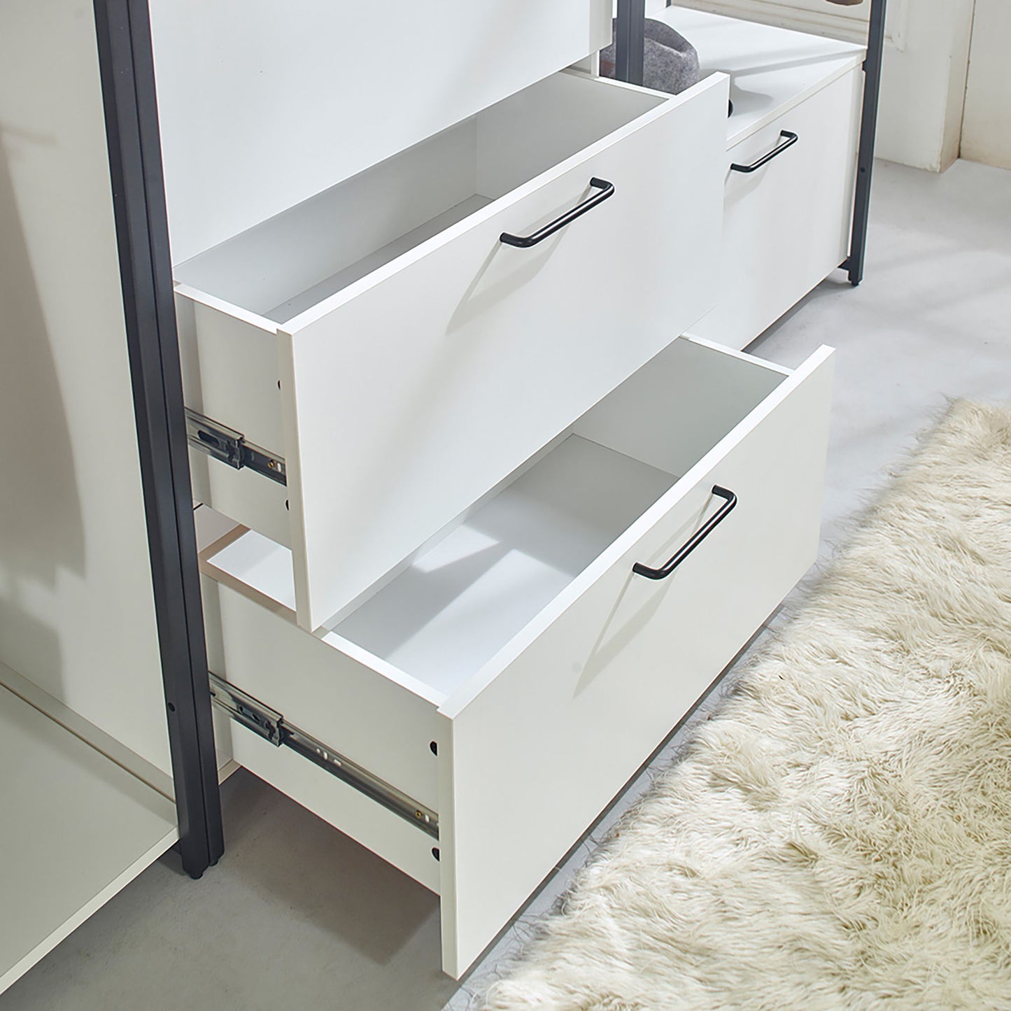 Fiona - Freestanding, Walk-In Closet System - White