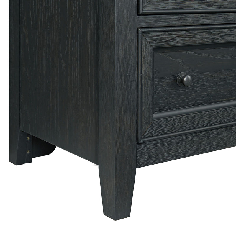 6 Drawer Chest With Knobs And Smooth Slides