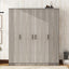 4 Door Wardrobe With 1 Drawer