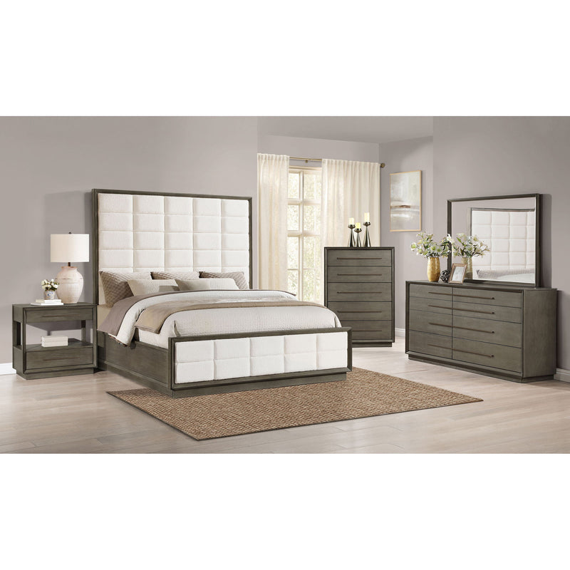 Prescott - 8 Drawer Dresser With Mirror - Brown
