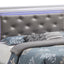 Bed With LED Light Accents Headboard