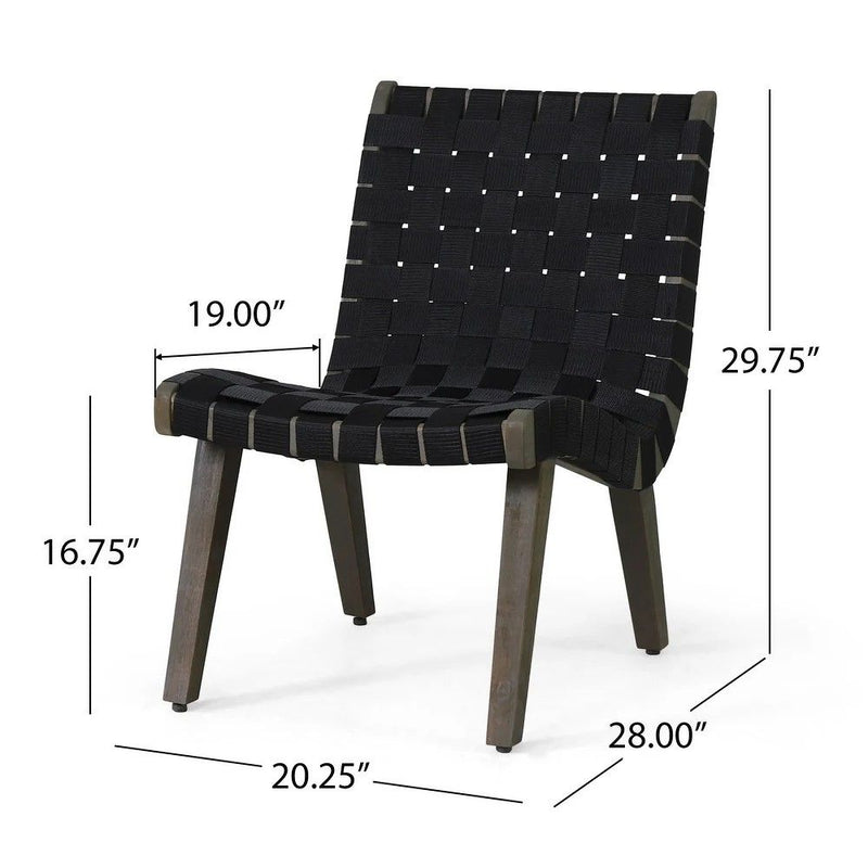 Juego de muebles de jardín de 3 piezas de cuerda trenzada para exterior