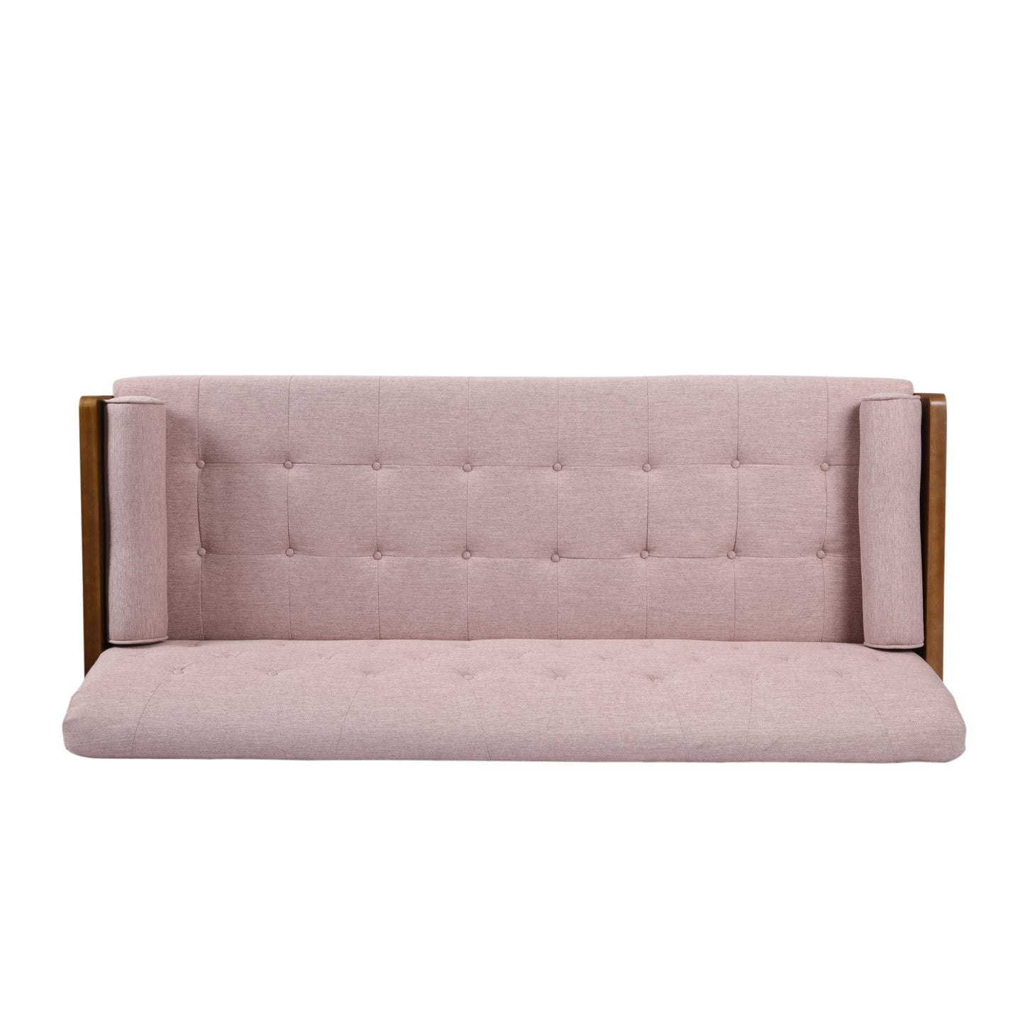 Aidan - Mid Century Modern Tufted Fabric Sofa