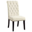 Button Tufted Side Chairs (Set of 2) - Beige