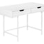 Computer Desk For Home Office, Storage Drawers, Marble Look Contemporary & Modern