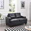 Stylish Transitional Loveseat For Two