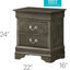 Louis Phillipe - Nightstand - Wood