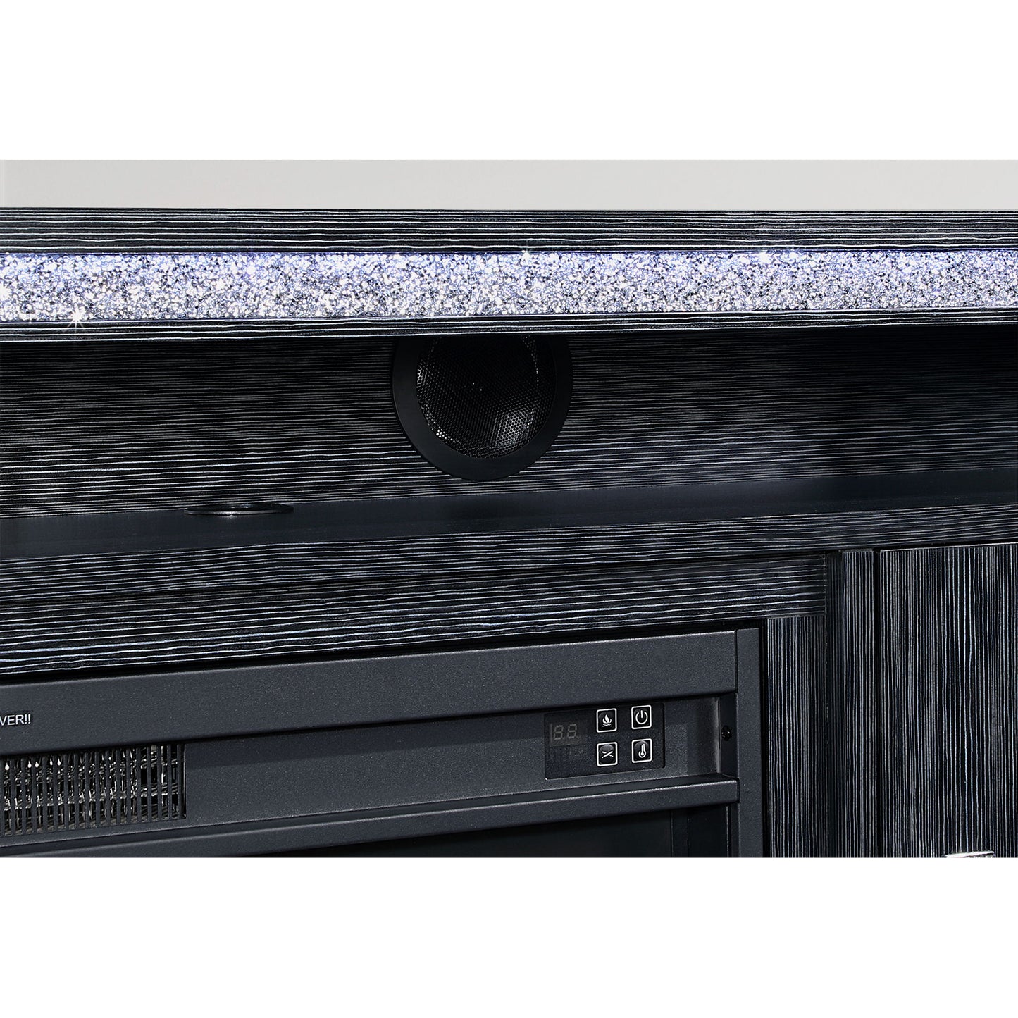 Almera - Fireplace With Adjustable Temperature And LED Options