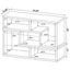 Convertable L-Shaped Bookcase With Open Shelves - White
