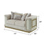 Bona - Loveseat - Cream