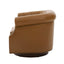 360° Swivel Accent Chair With Curved Back