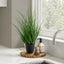 23" Tall, Artificial Plant, Grass, Indoor, Faux, Fake, Table, Greenery, Potted, Real Touch, Decorative - Green / Black