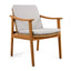 7 Piece Outdoor Patio Dining Set With & 6 Arm Chairs