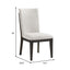 Soft Upholstered Dining Chairs (Set of 2) - Brown