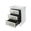 Noralie - Accent Table - Silver / Mirror