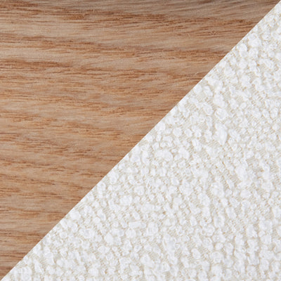 Marla - Contemporary, Nesting Ottoman Set - Natural / Cream