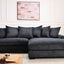 Luxe - Oversized 2 Piece Sectional Couches For Living Room, L Shaped Sofa With Chaise