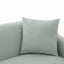 3 Seater Sofa With Wrap Around Armrests And Throw Pillows