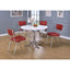 Retro Round Dining Table - White