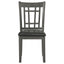 Ingall - 5 Piece Set With Storage Table And Upholstered Chairs - Medium Gray
