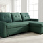 Convertible L Shaped Sectional Sleeper Sofa Bed, Saving Pull Out Couch