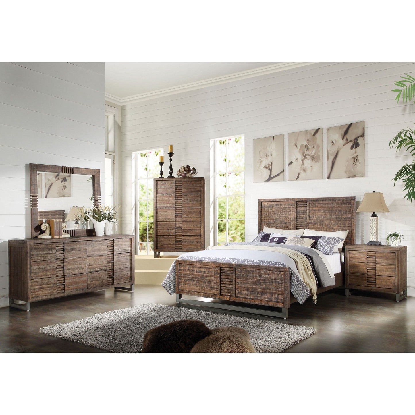 Andria - Reclaimed Mirror - Oak