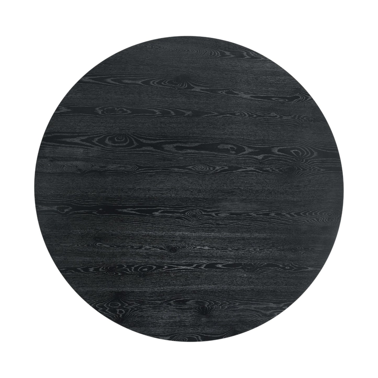 Froja - Manufactured Wood Round Dining Table - Black