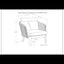 Carmel - Outdoor Conversation Chair - Sand Drift