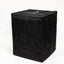 Propane Gas Square Fire Pit, Tile Tabletop With Beautiful Wicker Base For Outside