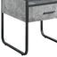 Raziela - End Table With Drawer - Black / Gray