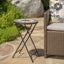 Silvester - End Table - Beige / Black