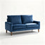Upholstered Loveseat Sofa, 2 Seater Couch For Living Room Apartment