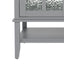 Bathroom Vanity With Ceramic Sink, Adjustable & Open Shelf