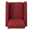 Mid-Century Modern Recliner With Button Tufted Waffle Stitch