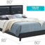 Padded Headboard Bed