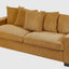 Luxe Sofa With 5 Matching Toss Pillows, Sleek Design, Spacious And Comfortable 3 Seater Couch