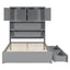 Platform Bed With USB, Storage Headboard & Drawers