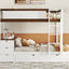 Bunk Bed With Twin Size Trundle, Storage And Desk