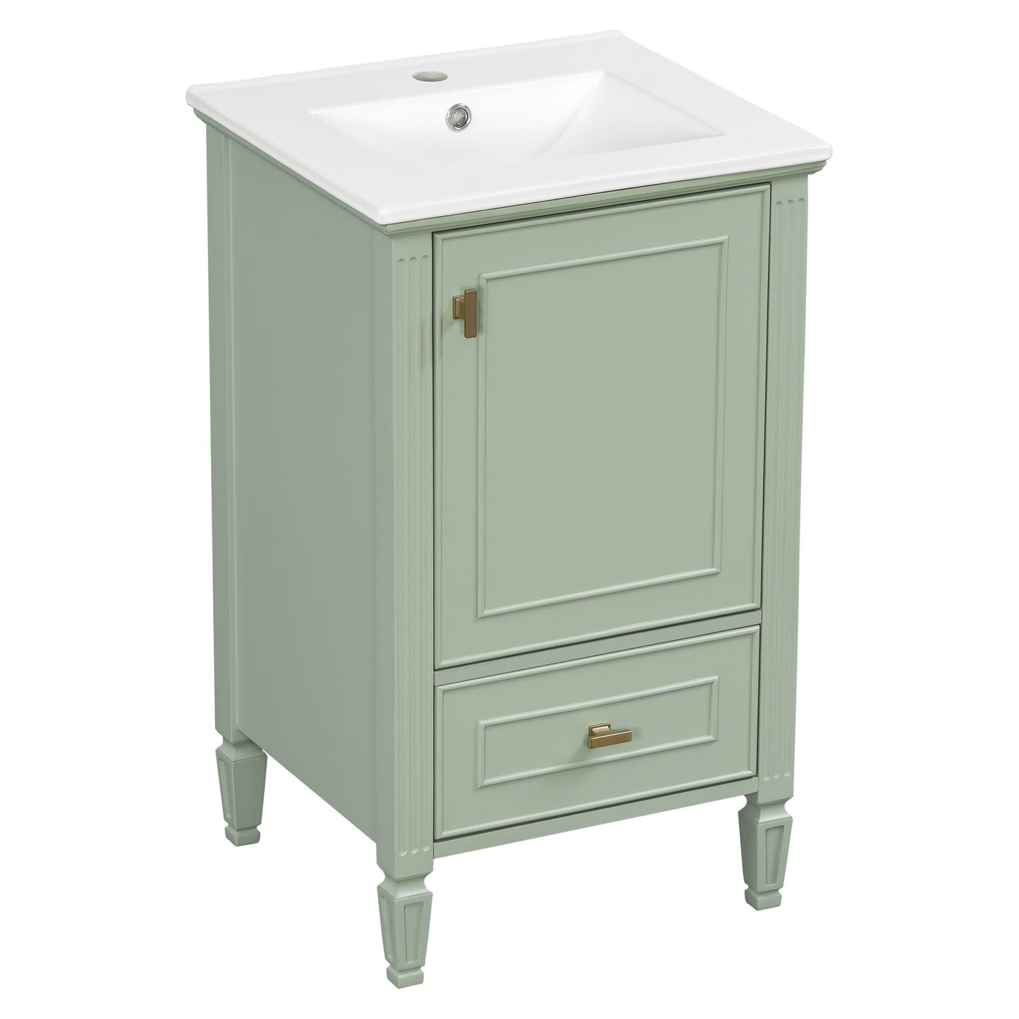 Retro Bathroom Vanity With Sink
