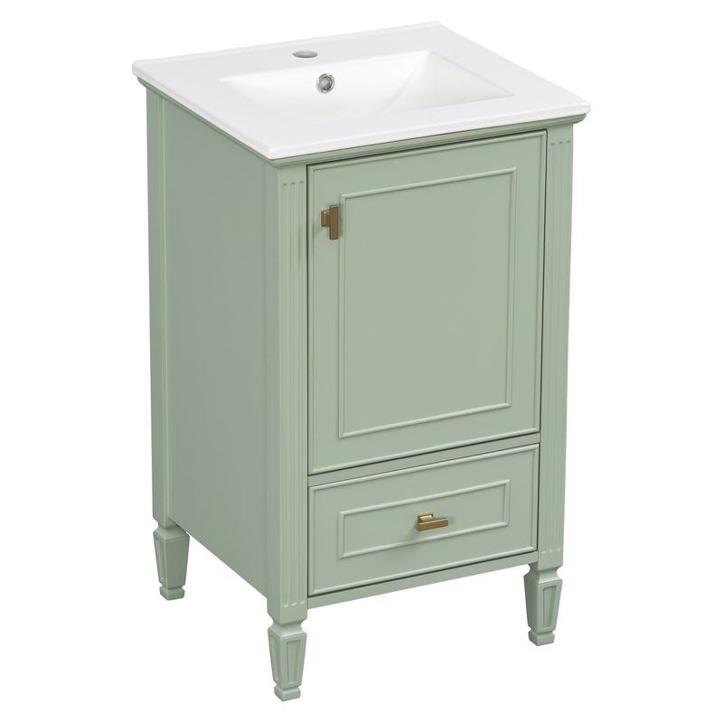 Retro Bathroom Vanity With Sink