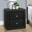 Nightstand, Storage Drawer Versatile Use, Upholstered, Transitional