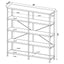 Double Wide Bookcase Shelves